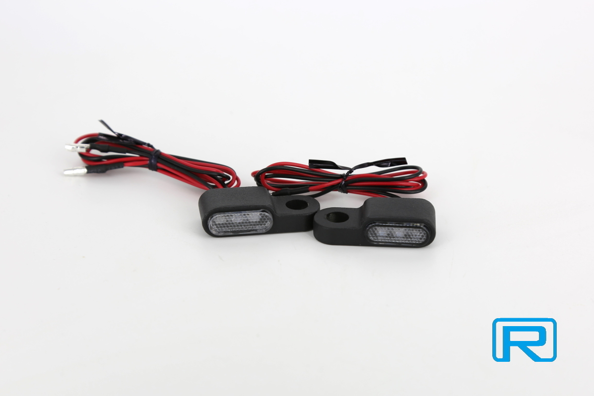 ☆☆送料込み☆☆ 3LED 超小型 ウインカー ブラック 左右 セット ☆ネコポスで発送☆拍卖