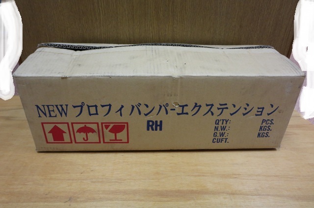 【新品・未使用】NEWプロフィアバンパーエクステンション左右 スチールメッキ【BIG WEST製】拍卖
