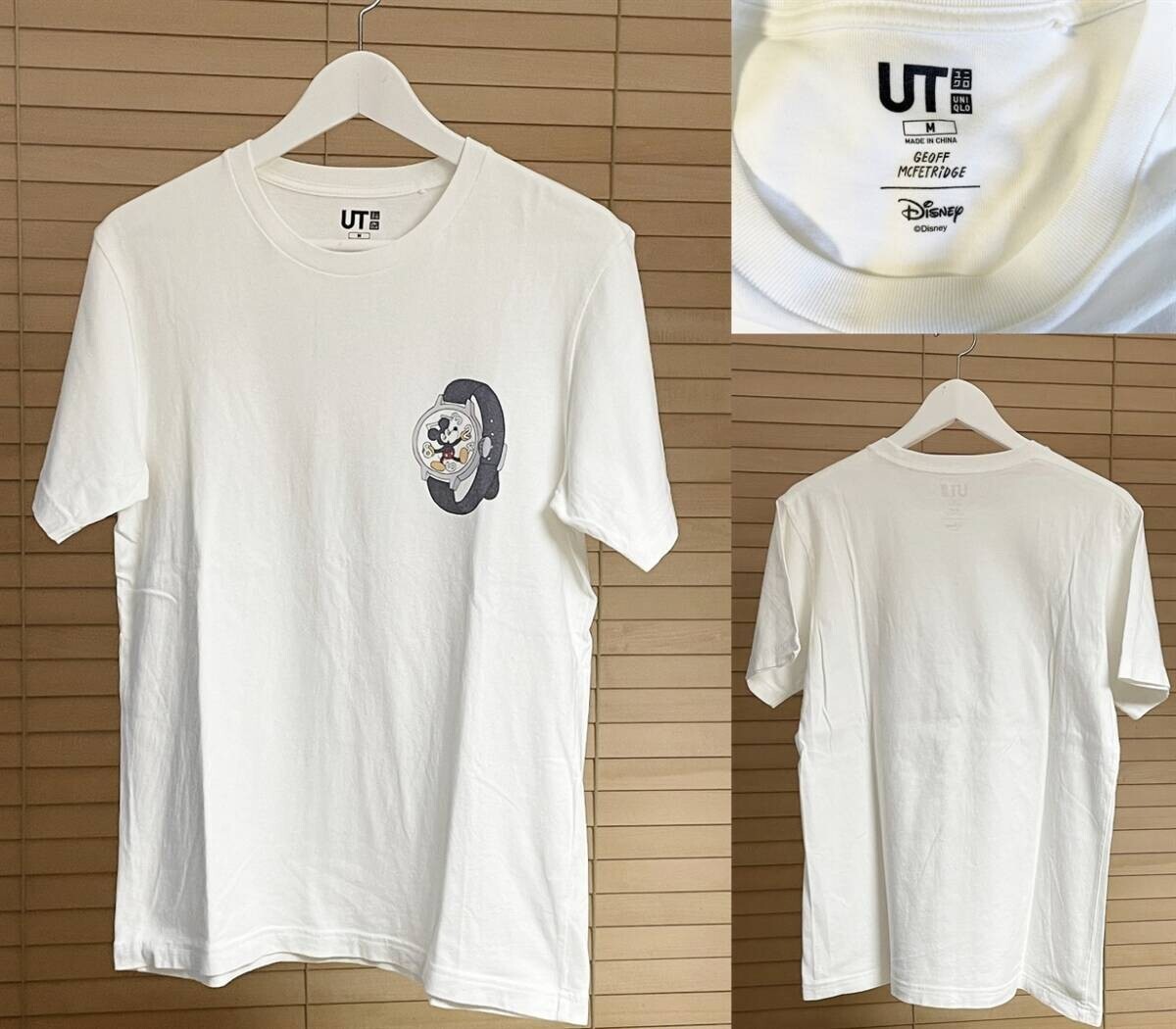 【激安1点のみ 国内正規品】UNIQLO ユニクロ UT ミッキー アート グラフィックT ジェフ・マクフェトリッジ ミッキーマウス 半袖 Tシャツ M拍卖