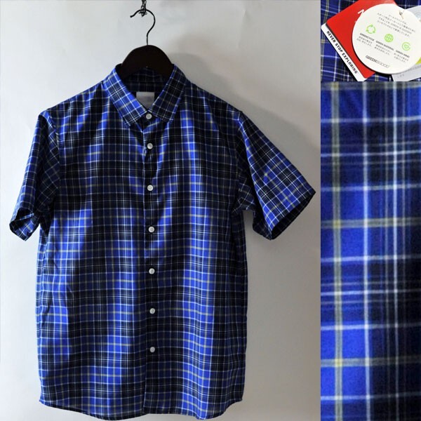 ★【希少】 国内正規品 新品 THE NORTH FACE ノースフェイス S/S Maxifresh Shirt ショートスリーブ マキシフレッシュ シャツ S ブルー拍卖