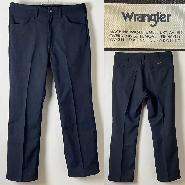 ★【定価8,800円 美品】レア! WRANGLER ラングラー スタプレパンツ(ランチャーパンツ)WI1141 ブーツカット サイズL(W34程度) ブラック拍卖