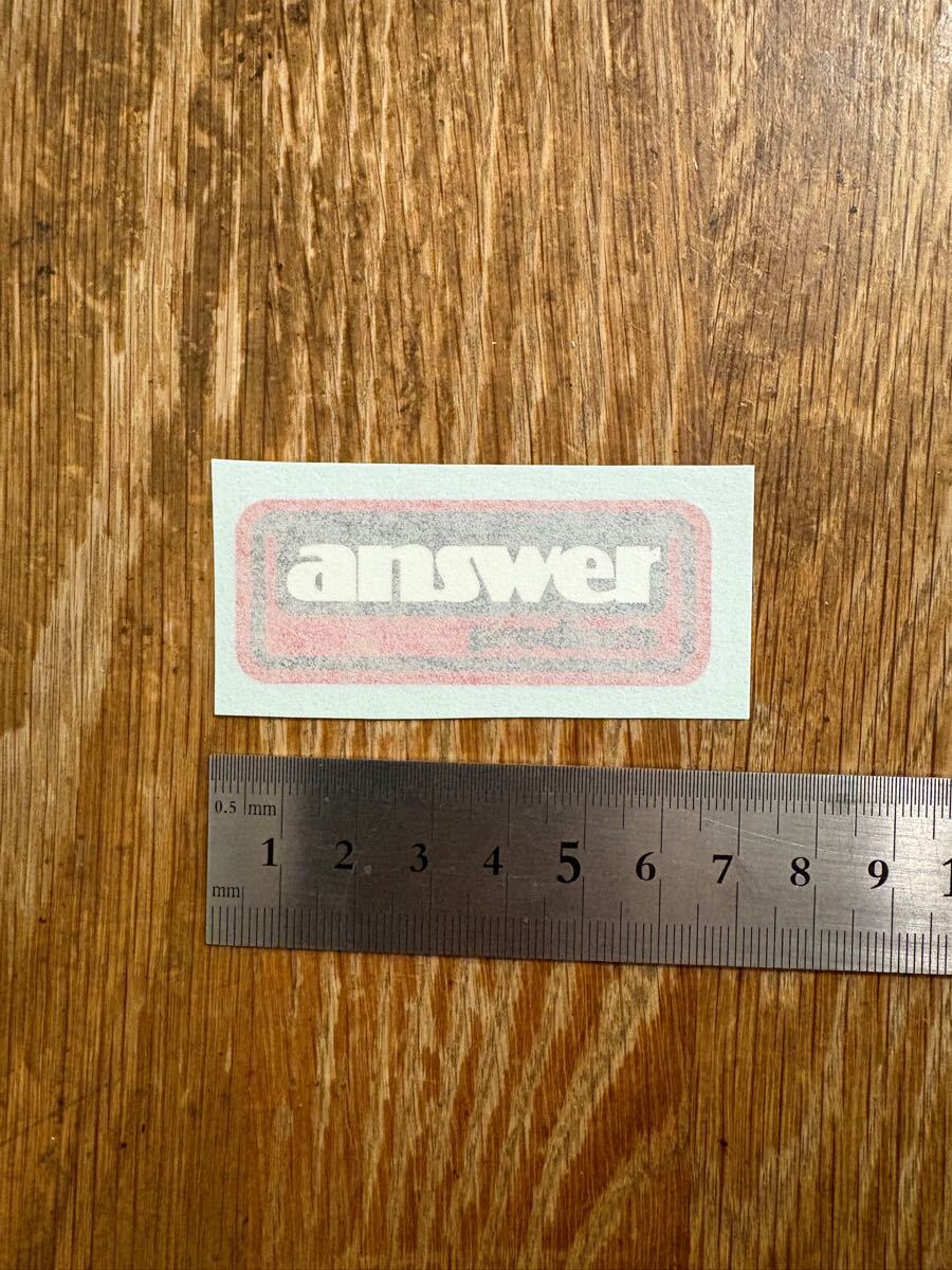 ANSWER アンサー ステッカー モトクロス拍卖