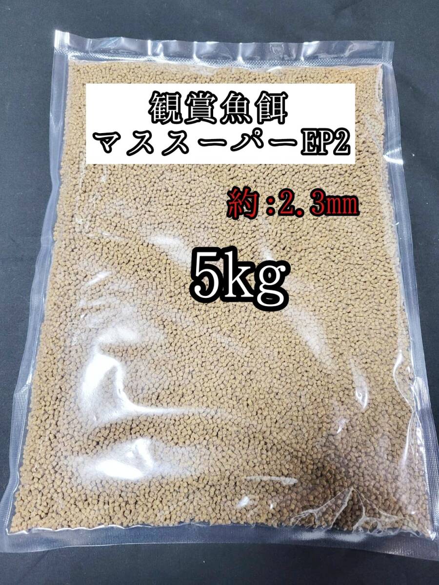 観賞魚の餌 約2.3mm マススーパーEP2 5kg 日清丸紅飼料 熱帯魚 金魚 コリドラス らんちゅう拍卖