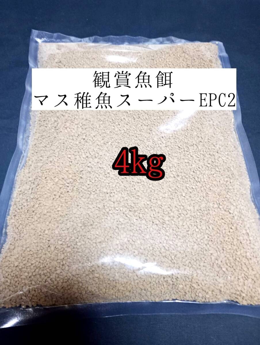 観賞魚の餌 約2.3mm マス稚魚スーパーEPC2 4kg 日清丸紅飼料 熱帯魚 金魚 コリドラス らんちゅう拍卖