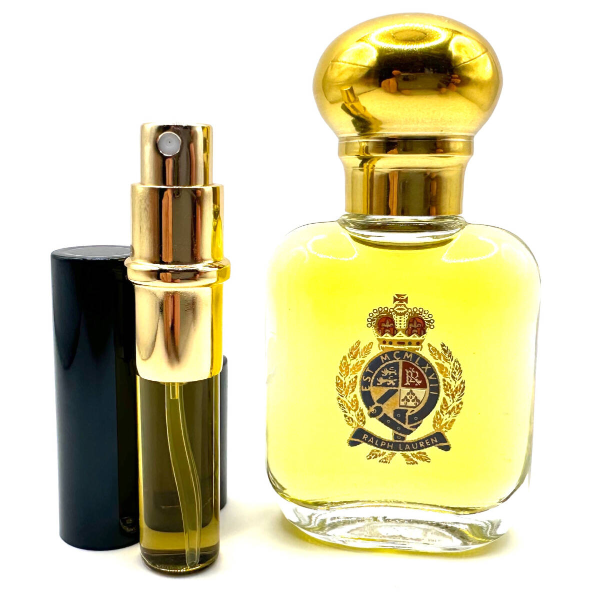 ★RALPH LAUREN CREST FOR MEN EDT.15ml入 BOTTLE with a Bonus (+3.5ml入アトマイザー特別オマケ付)・超激レア・メーカー廃盤(入手困難)拍卖