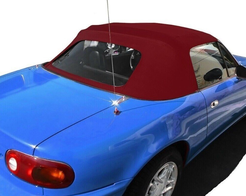即決!マツダ ユーノス ロードスター NA NB ソフトトップ バーガンディ 熱線付ガラス NA6CE NA8C NB6C NB8C 屋根 幌 ルーフ拍卖
