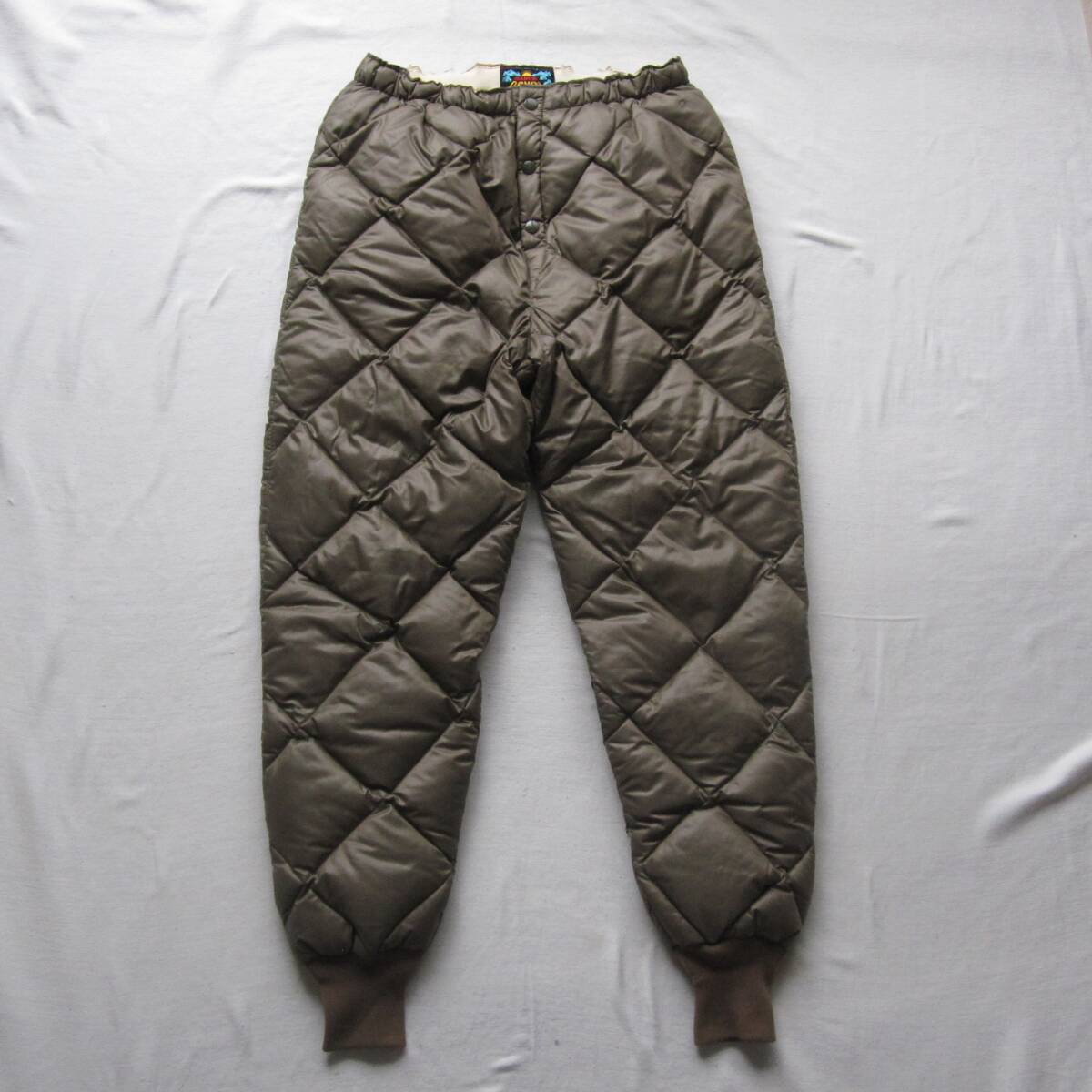 ☆50s エディーバウアー ダウンパンツ (M) 日の出タグ / 60's / Eddie Bauer / カラコラム / vintage / ビンテージ / ダウンジャケット拍卖
