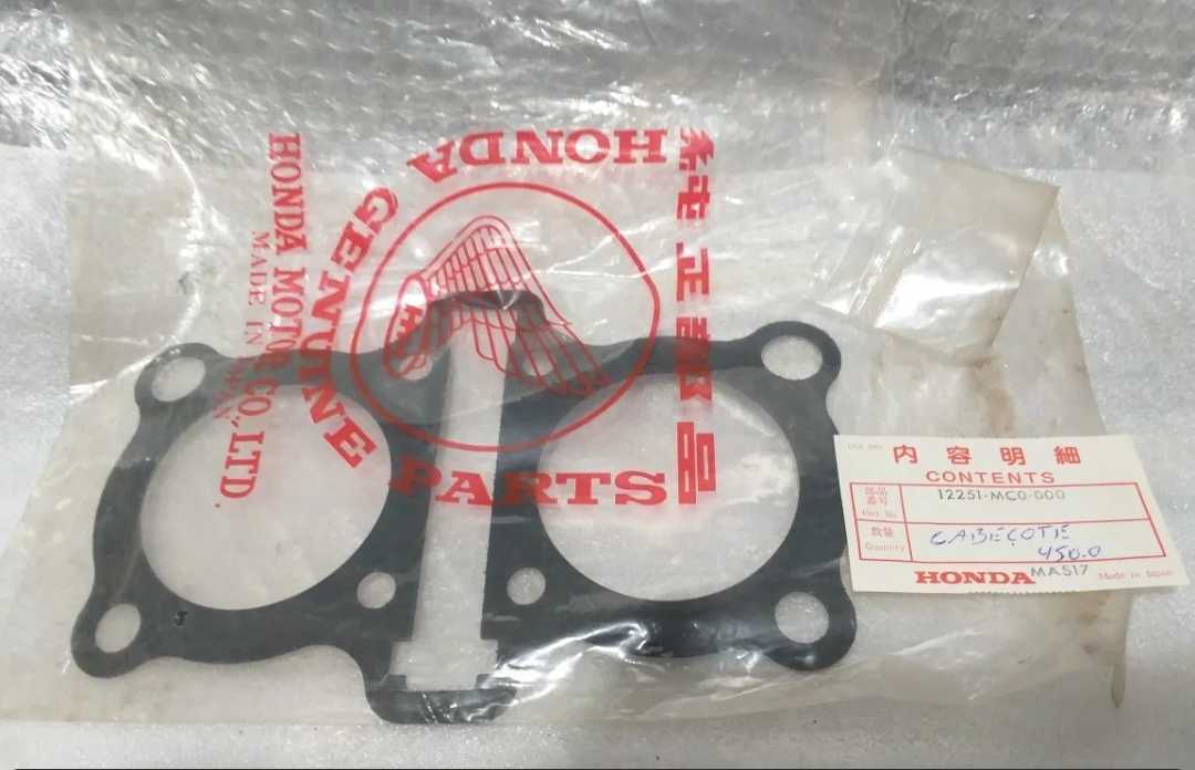 ペイペイ送料込み CB450T ホーク450 CB450N ホークⅢ 新品 エンジン シリンダー ヘッドガスケット 純正 腰上拍卖