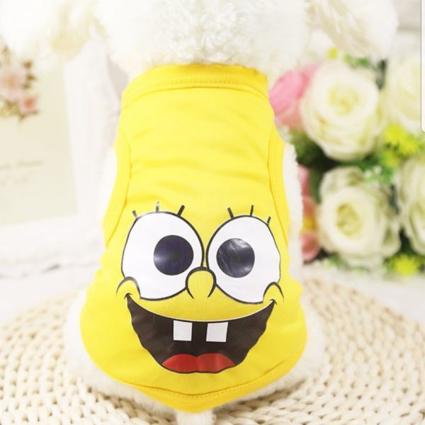 ペット服 イエロー Mサイズ コスチューム☆タンクトップ拍卖