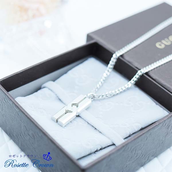 ◆新品◆値下げ交渉 は 質問で◆未使用◆グッチ◆ノットプレートネックレス◆拍卖