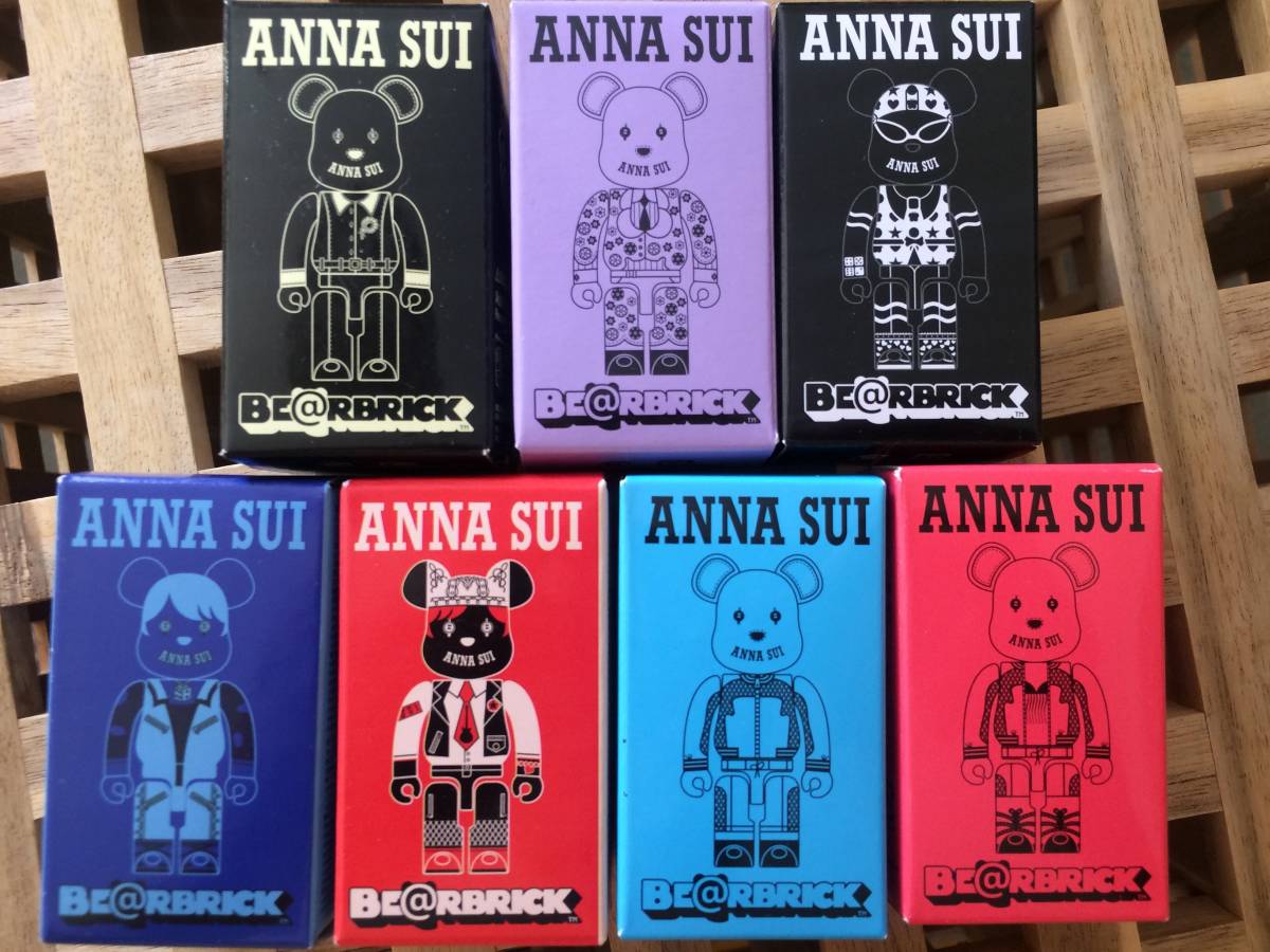 伊勢丹限定 アナスイ/ANNA SUI ベアブリック/BE@RBRICK 100% セット(メディコムトイ・フィギュア)拍卖