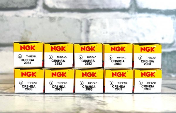 NGK CR6HSA (2983) 10個セット 新品 送料込 ヤマハ TT-R90 5HN6 適合拍卖
