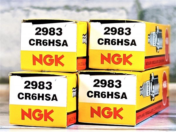 NGK CR6HSA (2983) 4個セット 新品 送料込 ホンダ ベンリィ50S/SP ('96.4~'07) CD50 適合拍卖