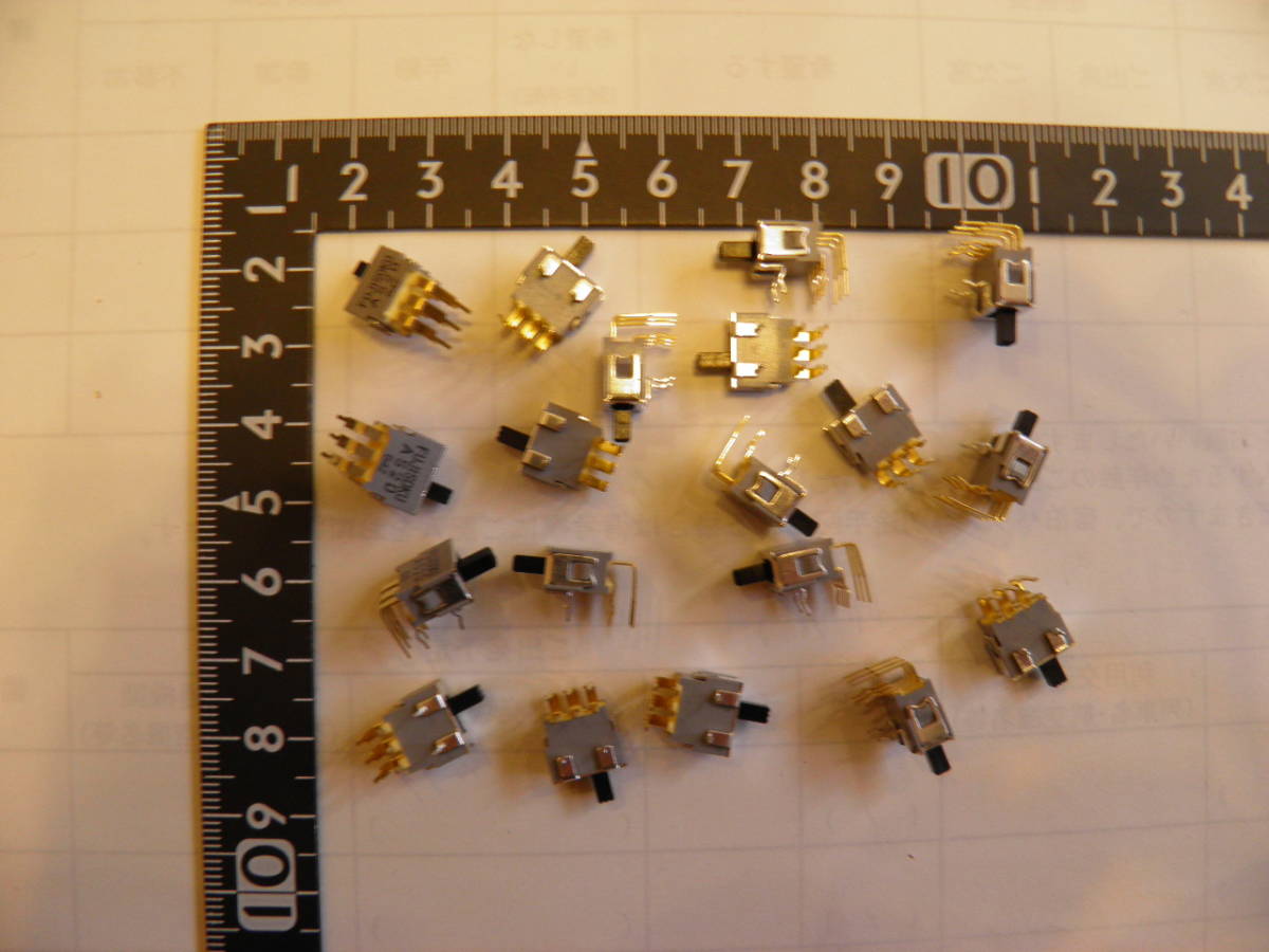 ■日本電産コパル電子スライドスイッチAS2D-5M-10-Z■4本1組■追加可■拍卖