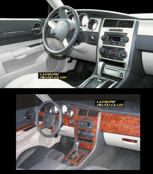 2005-2008 05-08 ダッジ マグナム 31ピースウッドパネルセット SRT8 高品質 内装パネル カ-ボントリム エアロ 米国製拍卖