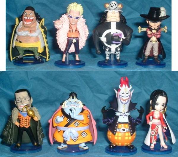 ワンピース ワールドコレクタブルフィギュア4 全8種セット拍卖