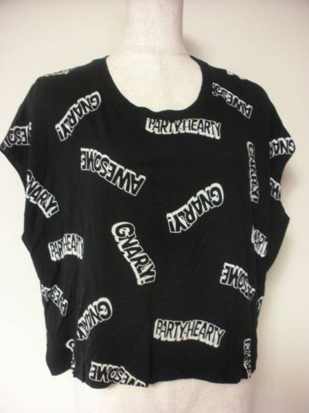 美品 moussy マウジー ワイド カットオフTシャツ拍卖