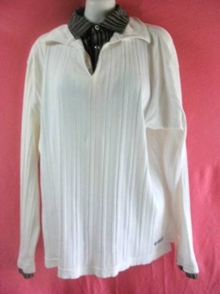 USED U.P renoma シャツ サイズL 白色 色褪せ有り拍卖