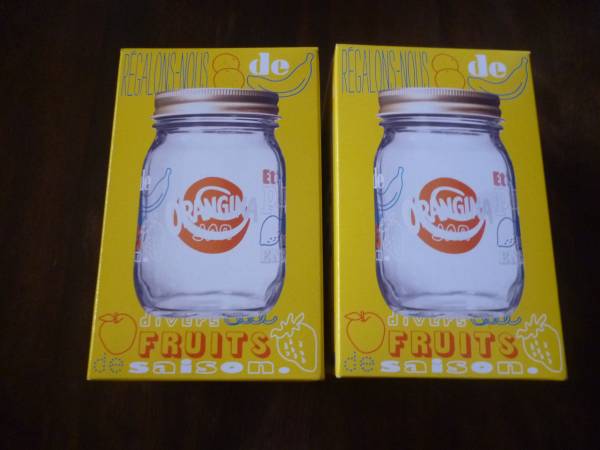 ☆サントリー☆オランジーナ☆メイソンジャー☆2個☆非売品☆拍卖