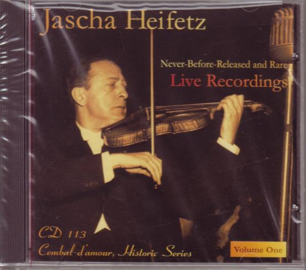 Never Before Released & Rare Live Recordings ハイフェッツ拍卖