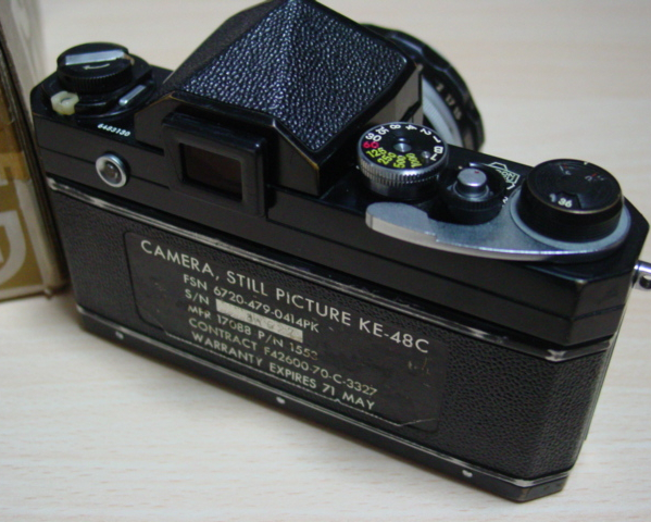 軍用 Military Nikon F KE-48C Nikon F US GOVT PROPERTY 米軍用 ニコンF 米軍放出品拍卖