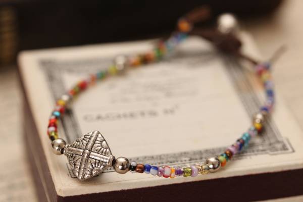 *クリスマスビーズブレスレット D拍卖