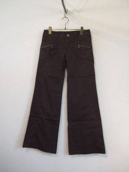CDECこげ茶ワイドパンツ(USED)90914)拍卖