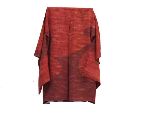 本郷大田子 ボカシ本友禅コ-ト 未仕立て品 現品捨て値5万とは拍卖