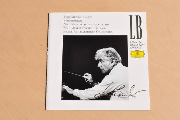 メンデルスゾーン: 交響曲第3番《スコットランド》&第4番《イタリア》@レバード・バーンスタイン&イスラエル・フィルハーモニー管弦楽団拍卖