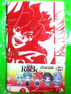 幕末ROCK バスタオル 赤 坂本龍馬 沖田 桂 高杉 土方 120x60㎝拍卖