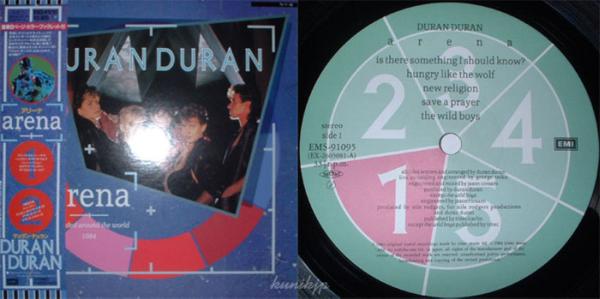 Duran Duran Arena Live LP 国内盤 帯 1984 EMI Japan 80s new wave拍卖