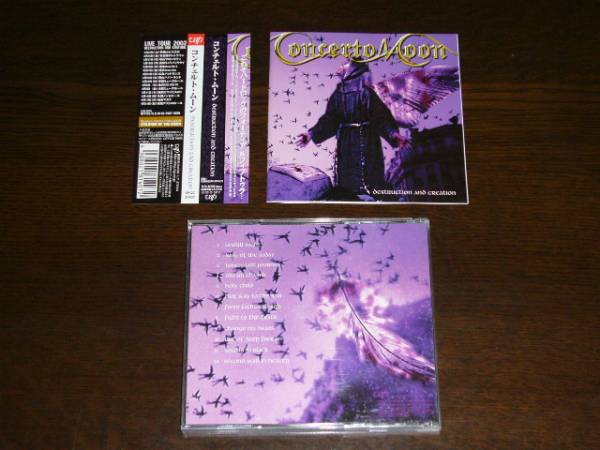 帯付 コンチェルト・ムーン/DESTRUCTION AND CREATION 初回限定8cmCD 「Angels in Black」 収録拍卖