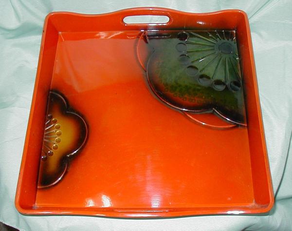 【即決】角膳 お盆 トレイ 樹脂製 新品 未使用 デッドストック品拍卖