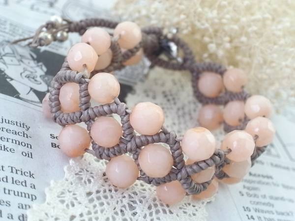 ★新入荷★ピンクストーンブレスレット拍卖