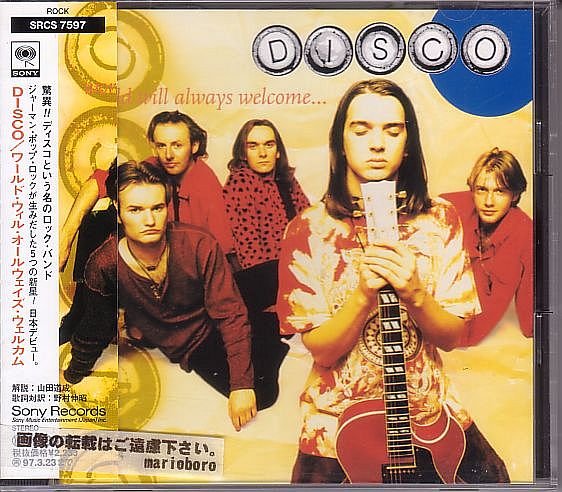 ドイツ ディスコ DISCO CD/ワールド・ウィル・オールウェイズ・ウェルカム 1993年 独 廃盤拍卖