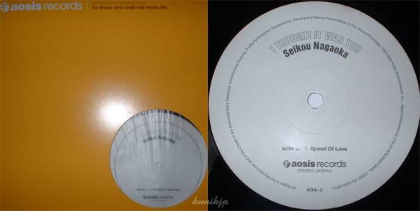 Seikou Nagaoka Speed of love/I thought it was you Aosis 2000! jazz fusion Herbie Hancock カバー拍卖