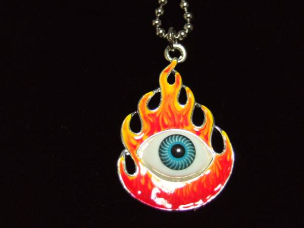 横浜最新 ボールネック♪目&ファイアー 送料220円 ξbalnξξ23拍卖