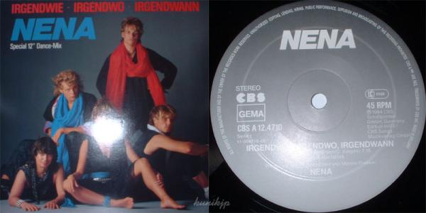 Nena Irgendwie, Irgendwo... 12inch single Epic(Ger) 1984! 80s new wave拍卖