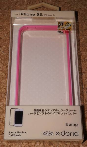 ★新品★x-doria iPhone 5s/5/SE バンパー ピンク拍卖