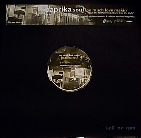 ★☆Paprika Soul「Too Much Love Makin'」☆★5点以上で送料無料!!!拍卖