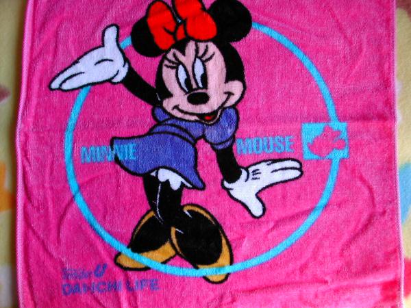 タオルハンカチ 第一生命ミニーちゃん 34x34cm拍卖