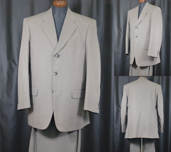 ★☆ ABLL-91 シングル3B スーツ 新品 春夏 鼠茶 日本製☆★拍卖
