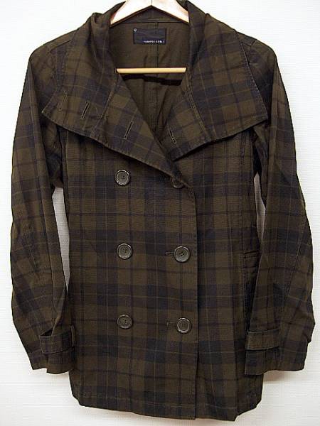 ◆cocoto girls◆チェック柄ピーコート◆拍卖