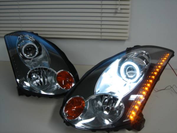 現物ライトお預かり加工 V35 スカイライン ライト アクリル LED ライト加工拍卖