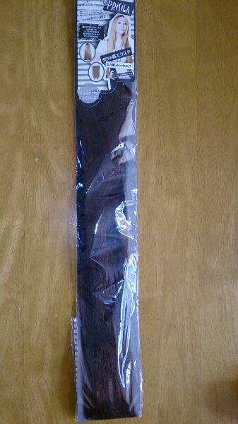 めちゃ楽エクステ☆五月雨ストレートロング☆耐熱ウィッグ新品①☆拍卖