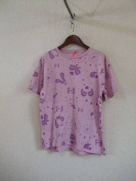 hanaregumi紫プリント異素材Tシャツ(USED)52415)拍卖
