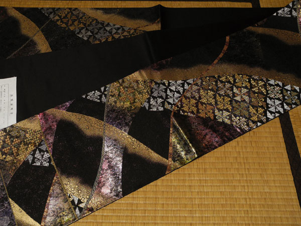 呉 正絹 新品・未仕立て品 証紙付き 京藝謹製 袋帯 -六通-拍卖