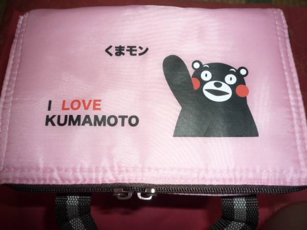 激レア!カワイイ♪ くまモン クーラーバッグ ピンク色 (非売品)拍卖