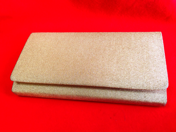 小物 着物 セカンドバッグ ゴールド 横幅21cm 031211拍卖