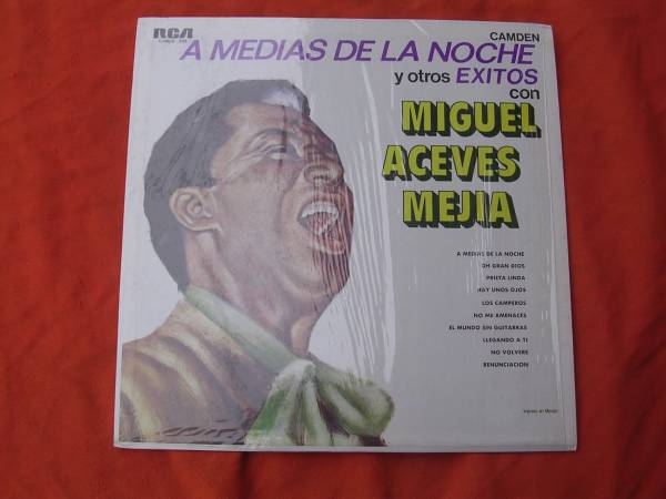 LP・メキシコ◇Miguel Aceves Mejia/A MEDIAS DE LA NOCHE拍卖